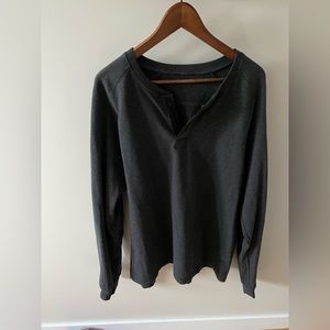 Lululemon Grey Henley (L)